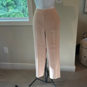 Aritzia crop light pink dress pant